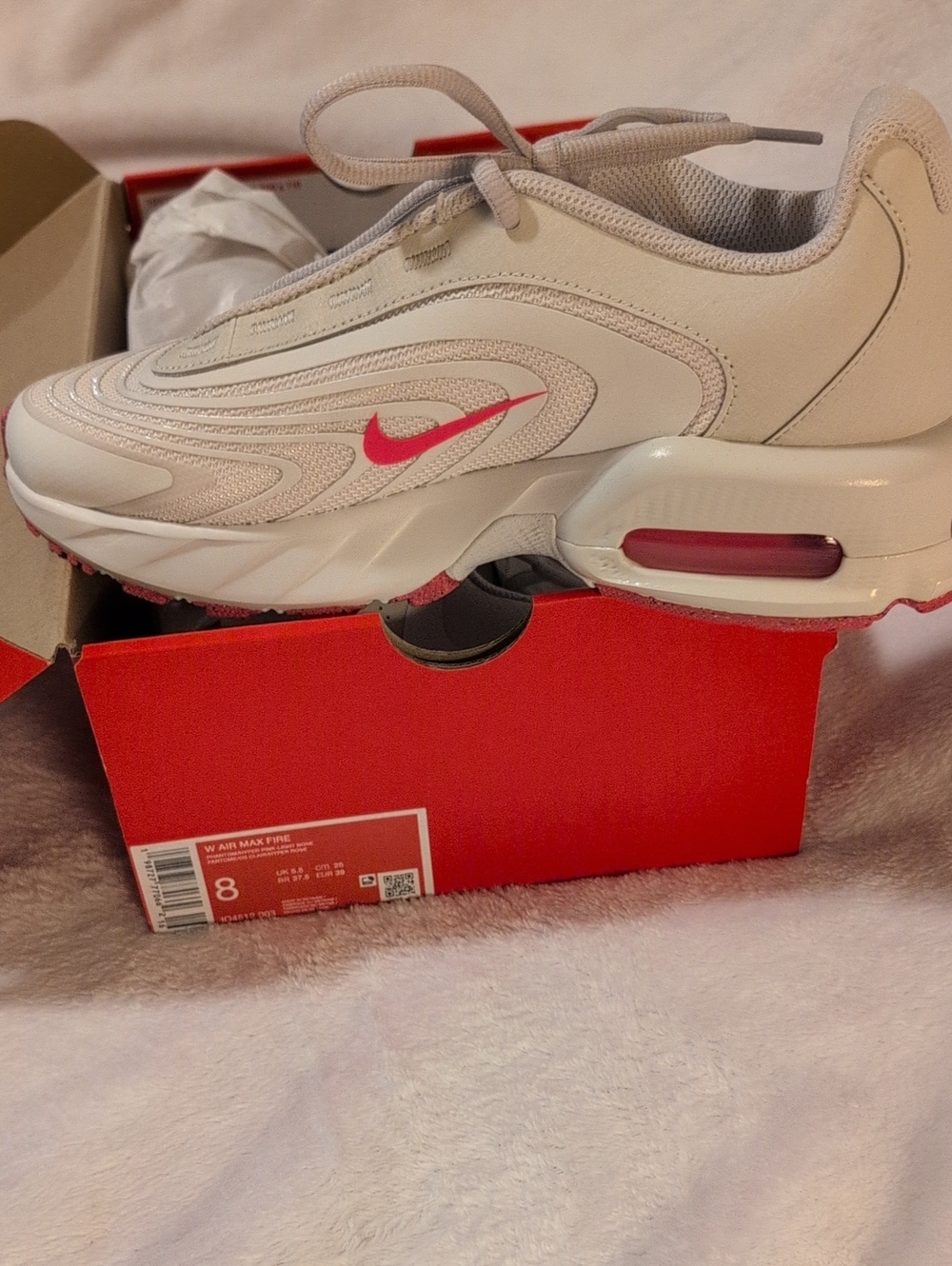 Nike Air Max Fire Trainer with Pink Swoosh